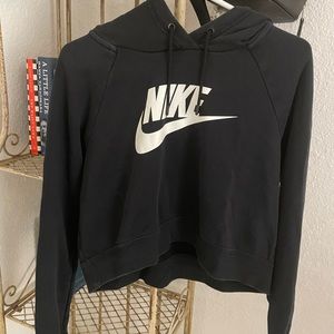Nike crop top hoodie